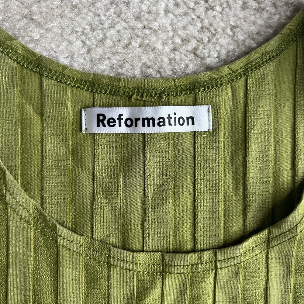Reformation Mel Ribbed Dress - Picture 5 of 6